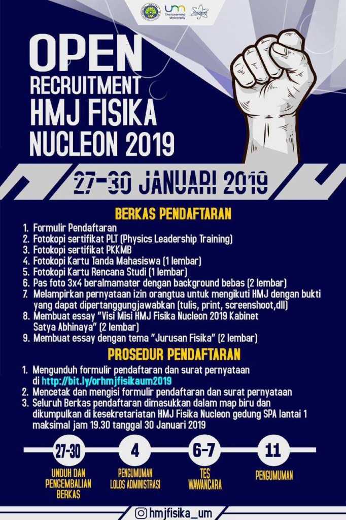 HMJ Nucleon Recruitment 2019