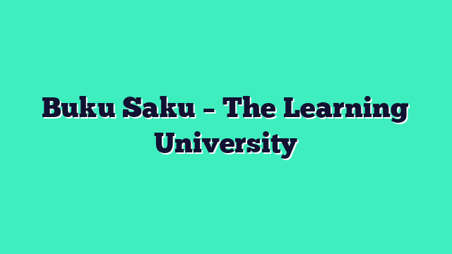 Buku Saku - The Learning University